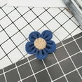 thumbnail image 2 of Bgsha Burlap Flowers Hessian Handmade Flower Craft Decor Wedding Decoration Home Decor, 2 of 6