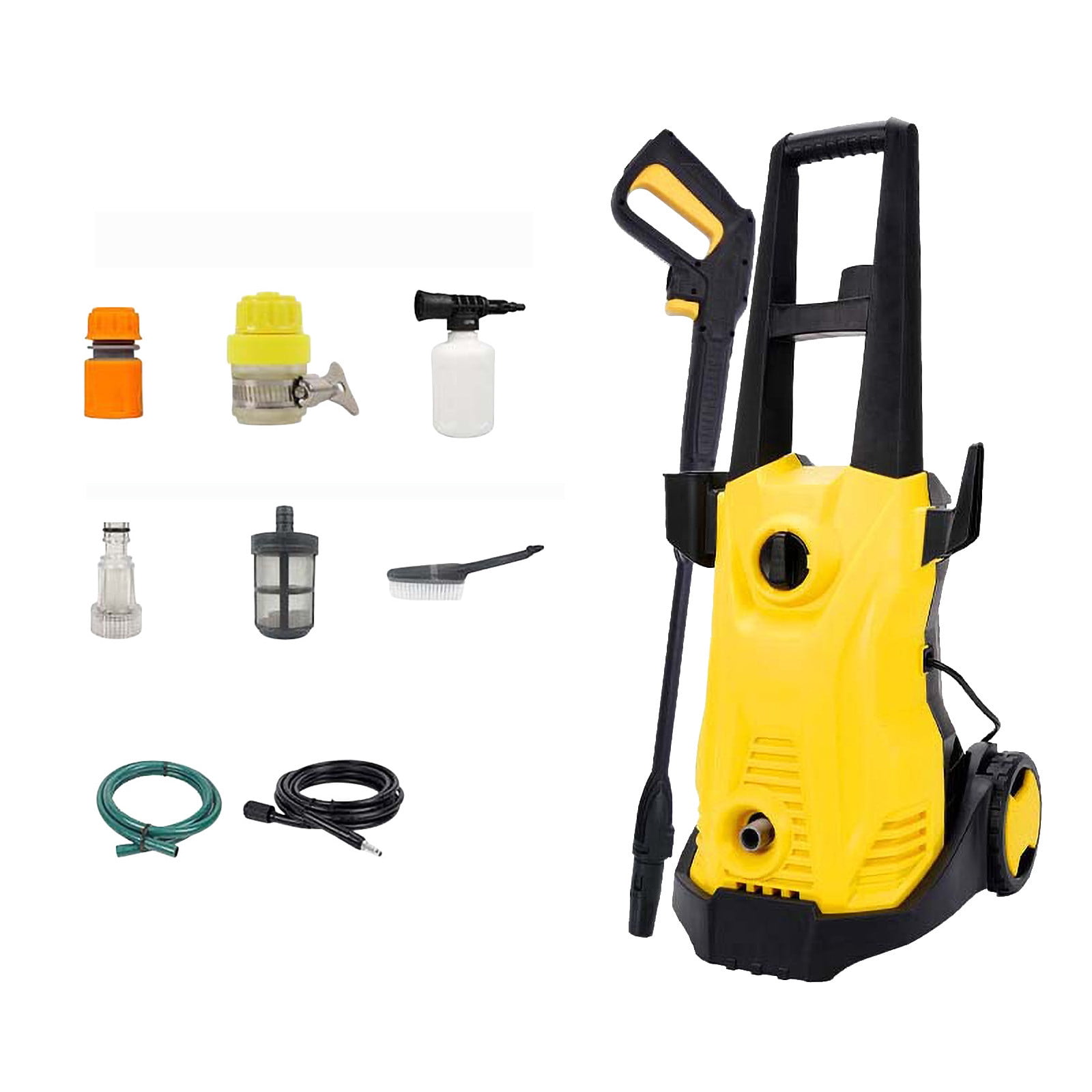 PRINxy Portable Highpressure Car Washing Machine 1600W Powerful High Pressure Washer