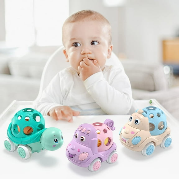 Baby Car Toys for 1-3 Year Olds, Interactive Car Baby Toys for Boys and Girls, Fun Learning Gifts for Toddlers 18 Months