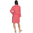 thumbnail image 2 of TowelSelections Women's Robe, Turkish Cotton Short Terry Bathrobe X-Small Sun Kissed Coral, 2 of 5