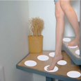 thumbnail image 5 of Pegatinas antideslizantes para bañera, pegatinas circulares antideslizantes, pegatinas antideslizantes, pegatinas para ducha, para baño, escaleras, ducha, superficies de baño, 5 of 5