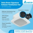 thumbnail image 2 of Open Box Delta Breez 110 CFM Ceiling Exhaust Fan with Bluetooth Stereo Speaker, 2 of 12