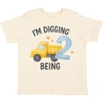 thumbnail image 3 of Inktastic I'm Digging Being 2 Birthday Truck Boys or Girls Toddler T-Shirt, 3 of 5