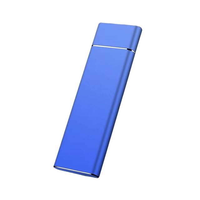 Destyer Clé USB Mobile Portable à Semi-Conducteurs 2 To Interface Haute Vitesse Pratique à Transporter Brancher et Utiliser Bleu 2 To