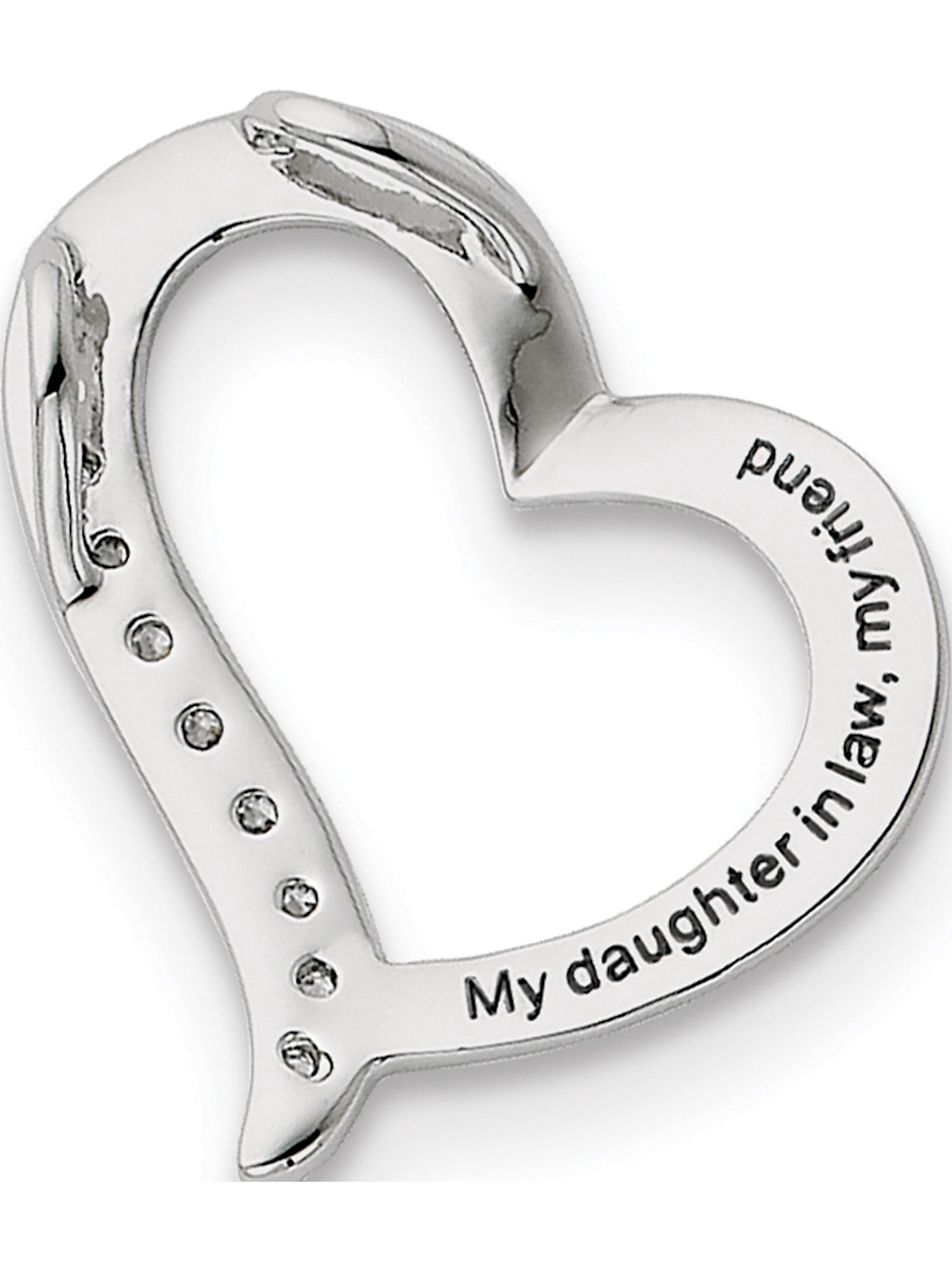 sterling silver daughter in law necklace