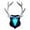 H, variant on Boovnll Kitchen Gadgets, Living Room Bedroom Bedside Lamp Creative Tv Background Wall Antler Lamp, Home and Kitchen, Kitchen, Kitchen Tools