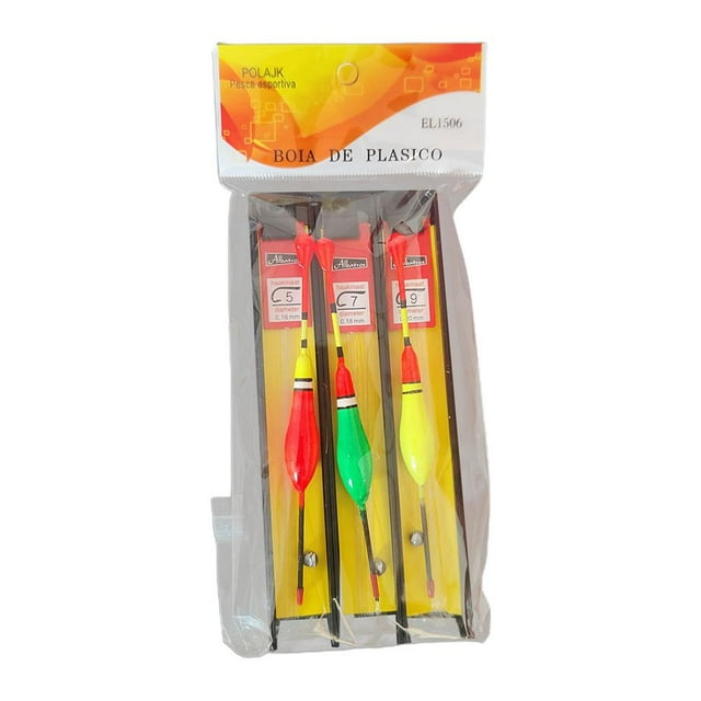 Kit de Flottaison pour Pêche 3 Pcs Fournitures de Pêche Sportives Bouée de Pêche Flotteur