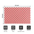 thumbnail image 5 of Red White Checkerboard Checkered Pattern Door Rugs,Washable Non Slip Door Mats Indoor,Decorative Door Mats,Entry Mat Indoor for Entrance,Bedroom,Kitchen,Bathroom,20"x32", 5 of 6
