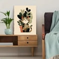 thumbnail image 5 of Cute Cat Plant Illustration Canvas Print, Suitable for Living Room, Bedroom, Office, Nursery, Hallway, Kitchen, 5 of 8