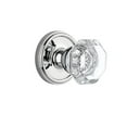 thumbnail image 2 of Grandeur Geochm_Prv_238 Georgetown Solid Brass Rose Privacy Door Knob Set - Grey, 2 of 7