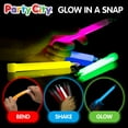 thumbnail image 3 of Party City 6 inch Glow Sticks, Glow in the Dark Party Supplies for Kids & Adults, 12pk (Multicolor,White), 3 of 12
