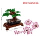 thumbnail image 3 of Ideas técnicas Ramo de flores Bloques de construcción Moc Ladrillos románticos de flores rosas Decoración del hogar Juguetes de bricolaje para niña Regalo de cumpleaños, 3 of 5