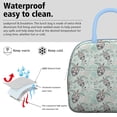 thumbnail image 3 of Lunch Bag Lunch Box for Women Reusable Insulated Lunch Bags,Water-Resistant Floral Sea Turtle Light Green Cooler Lunch Tote Bag, Large Capacity for Work Travel Picnic, 3 of 6