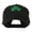 Black, variant on Clover Design Embroidered Cap - Olive OSFM