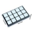 thumbnail image 3 of 15 Slot Gemstones Display Box withAcrylic Construction and Sponge Lining for Jewelry Showcases and Craft Tables, 3 of 4