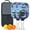 White, variant on Pickleball Paddles Set Of 2, Fiberglass Surface, Camouflage Print, 4 Balls & Bag