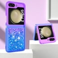 thumbnail image 5 of Funda para Samsung Galaxy Z Flip 5 Transparente con Brillos Carcasa Protectora Antigolpes con Glitter Brillante, 5 of 5