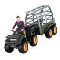 thumbnail image 1 of Miniature Driver Figure Scene Model Railway Layout Home Desktop Decor Toy motoycle, 1 of 5