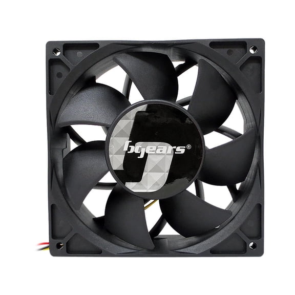 Bgears b-Blaster 140x38mm 2 ball bearing High Speed 5200 RPM High Airflow 308 CFM 4pin 4wire PWM 12VDC fan.