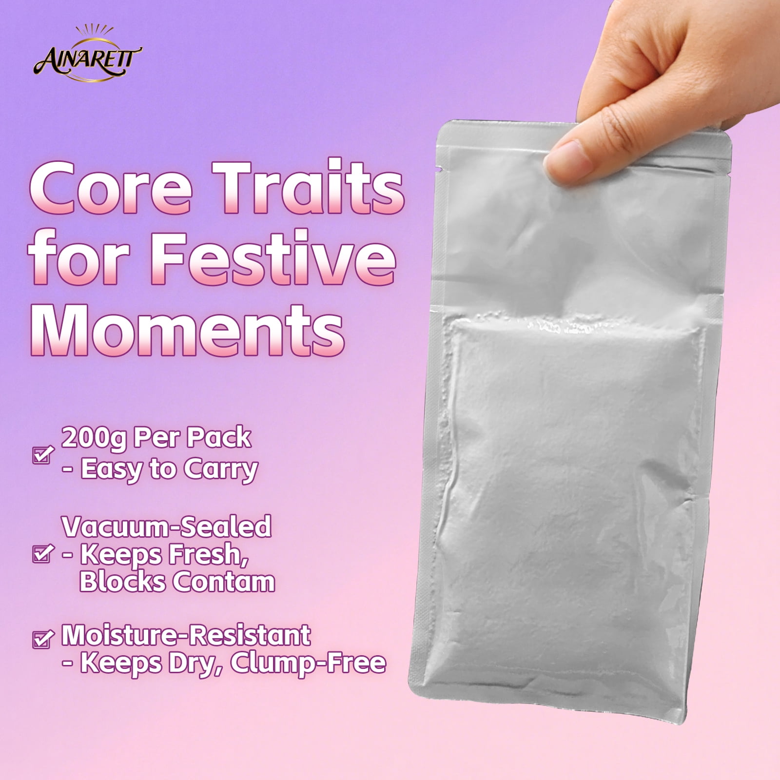 6PCS Cold Spark Machine Ti Powder Consumables 200g/Bag, 5m Fountain Sparkular Effects for Wedding DJ Bar Disco Outdoor Stage Party