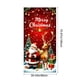 thumbnail image 3 of Christmas Door Curtain Santa Claus Polyester Fabric Decorative Cover for Holiday Party Wall and Door Hanging Festival Home Decor, 3 of 6