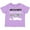 Lavender, variant on Inktastic Weekends Are for Racing Race Car Silhouette and Racing Flag Boys or Girls Toddler T-Shirt