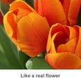 thumbnail image 5 of 10 Pcs Tulips Artificial Flowers Faux Tulip Stems for Mothers Day Easter Spring Wreath Wedding Bouquet Centerpiece Floral Arrangement Cemetery Party Wedding Table Decor 14Inch Tall, 5 of 5
