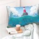 thumbnail image 4 of Balery Lighthouse Sea Port Funda de Cojín Estampada, Regalos para Mujeres, Regalos de Amor para Ella, Regalos para Novia o Esposa, Funda de Almohada-14"x20", 4 of 6