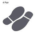 thumbnail image 3 of Unique Bargains Footprint Sticker Floor Decal Sign for Class Dark Gray 10x3.7", 3 of 6
