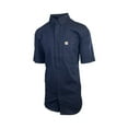 thumbnail image 2 of Carhartt Men's Navy Rugged Professional Series S/S Woven Shirt (226), 2 of 12