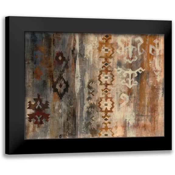 Vassileva, Silvia 14x12 Black Modern Framed Museum Art Print Titled - Southwest Design II