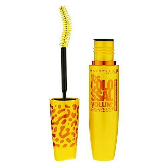 Maybelline New York Volume Express Colossal Cat Eyes Washable Mascara, Glam Black, 0.31 Fluid Ounce