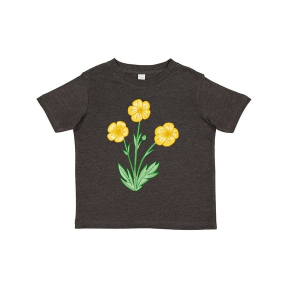 Inktastic Yellow Buttercup Flowers Boys or Girls Toddler T-Shirt