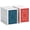 6Blue+6Red, variant on Neasyth Waterproof Playing Cards, Plastic Playing Cards, 2 Decks Poker Size Regular Index for Adults