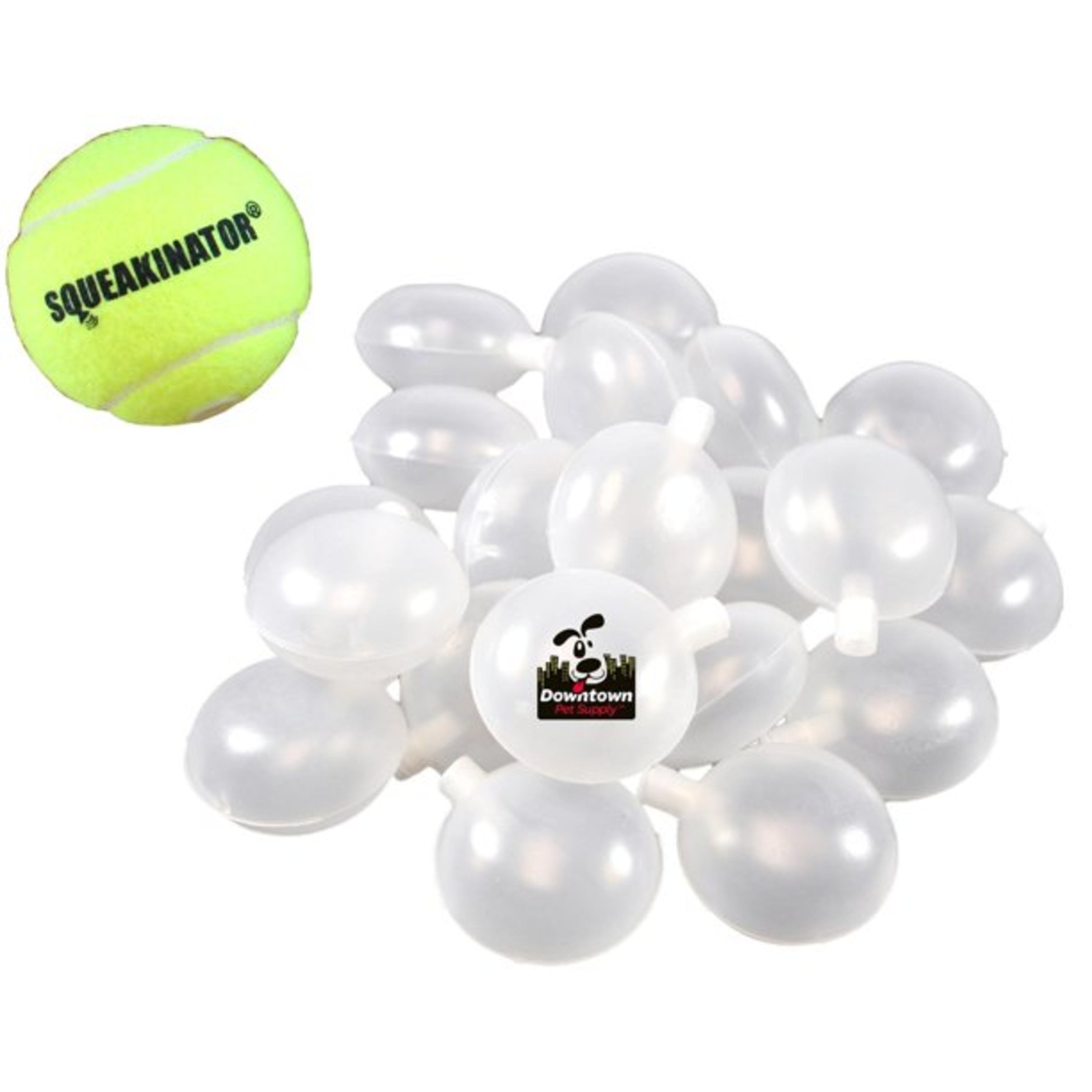 Downtown Pet Supply Replacement Squeakers for Dog Toys, Dog Ball 30