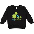 thumbnail image 2 of Inktastic Happy Dinosaur New Big Brother Toddler Sweatshirt, 2 of 4