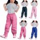 thumbnail image 4 of Pantalones de lluvia para niños, impermeables, transpirables, pantalones de excavación, pantalones de barro para niñas y niños, 122/128, 4 of 6