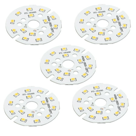 

Uxcell 7W 120lm 3000-3200K 48mm 21-24VDC COB LED Light Chip Beads Energy Saving Bulb Warm White 10 Pack