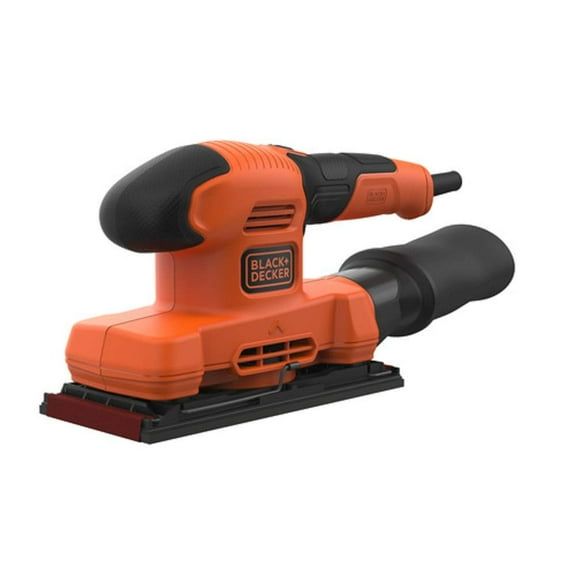 BLACK DECKER 240 V Finishing Sander Power Tool 1/3 Sheet with 2mm Orbit Diameter, BEW220-GB