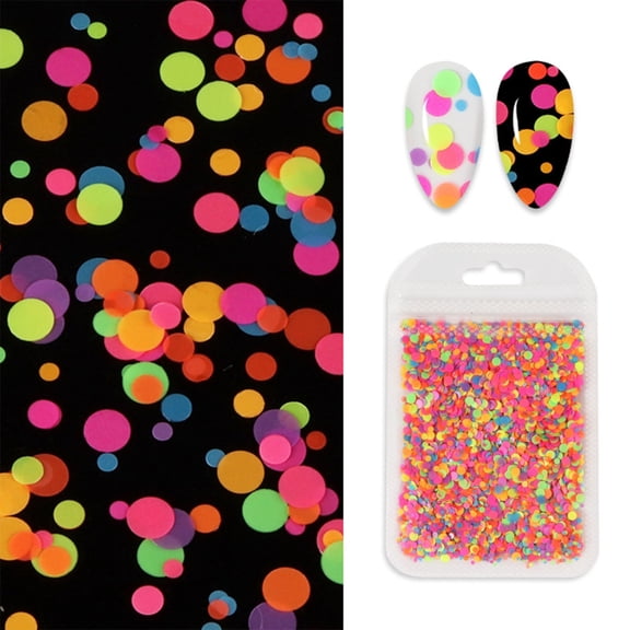 ZUARFY Shiny Nail Sequins Nail Art Flake Nail Glitter Paillette Mixed Round Thin Shining,3D Nail Art Stickers for Nail Decoration DIY Makeup Resin Mold DIY