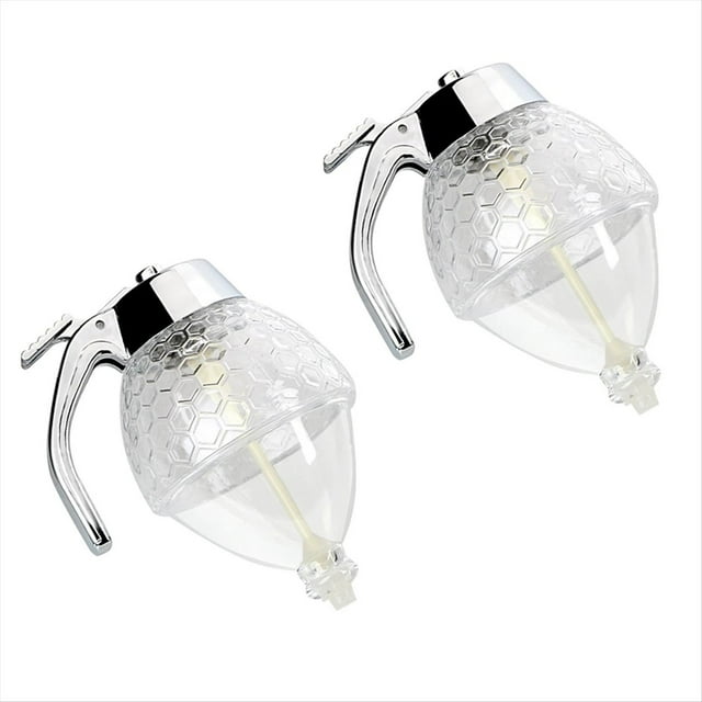 Botella Exprimible para Vaso de Jarabe de Jugo, Soporte para Olla de Almacenamiento, Gotero de Abeja, Recipiente para Tarro de Miel, Accesorios de Cocina