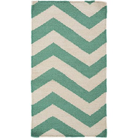 Surya Hand Woven Geometric Accent Rug 2 by 3-Feet Emerald/Kelly Green ...