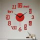 thumbnail image 3 of Reloj de pared DIY - Decoración de espejo 3D, reloj adhesivo de pared, decoración del hogar, color negro, 3 of 8