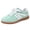 Green, variant on Rokment Women's Vintage Leopard Running Skate Shoes Comfortable Casual Color Block Lace up Low Top Walking Flat Tennis Sneakers Outdoor Athletic Trainers