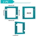 thumbnail image 2 of Herramienta ajustable de plástico para hacer borlas, cuadrada, color verde azulado, ideal para amantes de las manualidades (Crea borlas de 3 a 5 cm en 3 tamaños)., 2 of 7