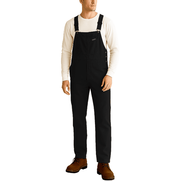 Bass Creek Outfitters Mens Overalls - Insulated Bib Overalls for Men Duck Canvas Mens Jumpsuit Bibs