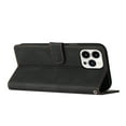 thumbnail image 3 of Wallet Case for iPhone 14 Pro Max, PU Leather Flip Case Card Slots Holder, Anti-falling Anti-fingerprint Classic Kickstand Book Folding Folio Cover with Wrist Strap for 6.7 Inch, Black, 3 of 10