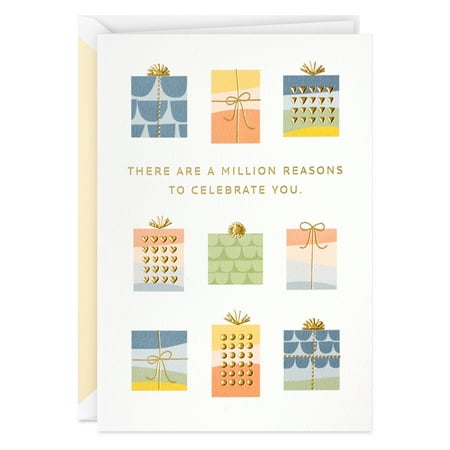 Hallmark Signature Birthday Card (A Million Reasons to Celebrate You)