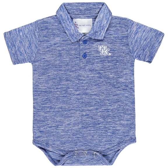 Newborn & Infant Two Feet Ahead Royal Kentucky Wildcats Space-Dye Golf Polo Bodysuit