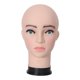 thumbnail image 3 of Cabeza de maniquí femenino de PVC realista para estilista, ideal para maquillaje, sombreros y gorras. blanco, 3 of 7
